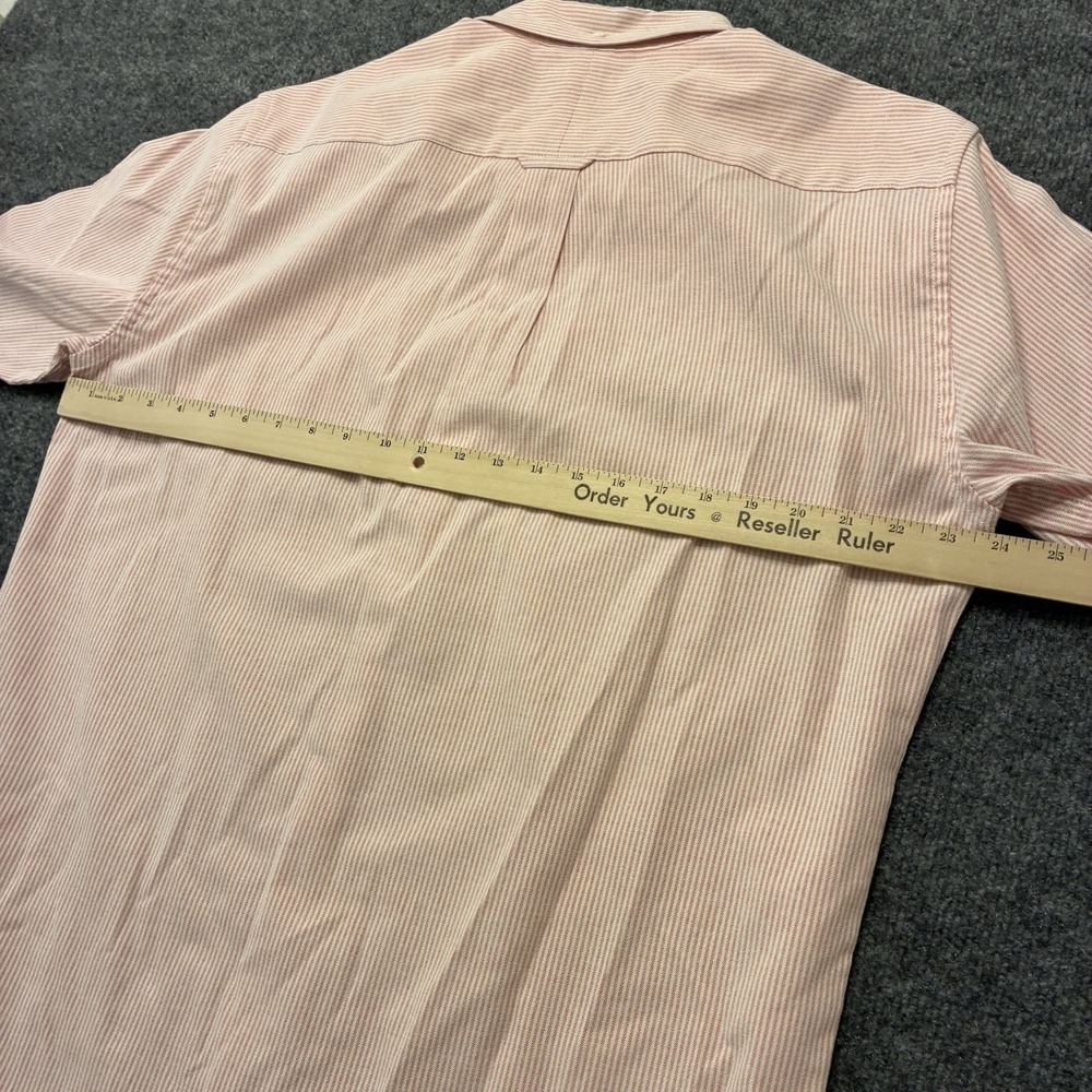 Psycho Bunny Vertical Striped Long Sleeve OCBD Button Shirt Mens XL Embroidered - Picture 7 of 8